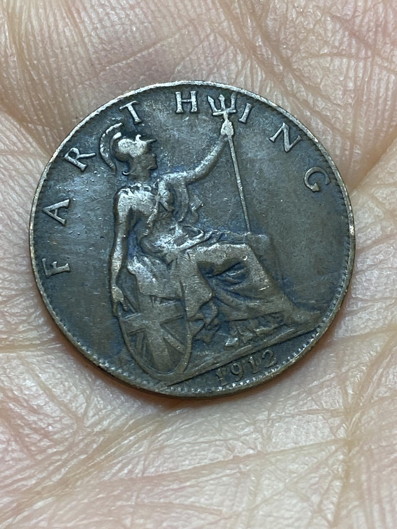 2026年第六场(总第一百七十五场）外国好品散币场(免佣金) 英国🇬🇧1912年1法新(乔治五世第一版)