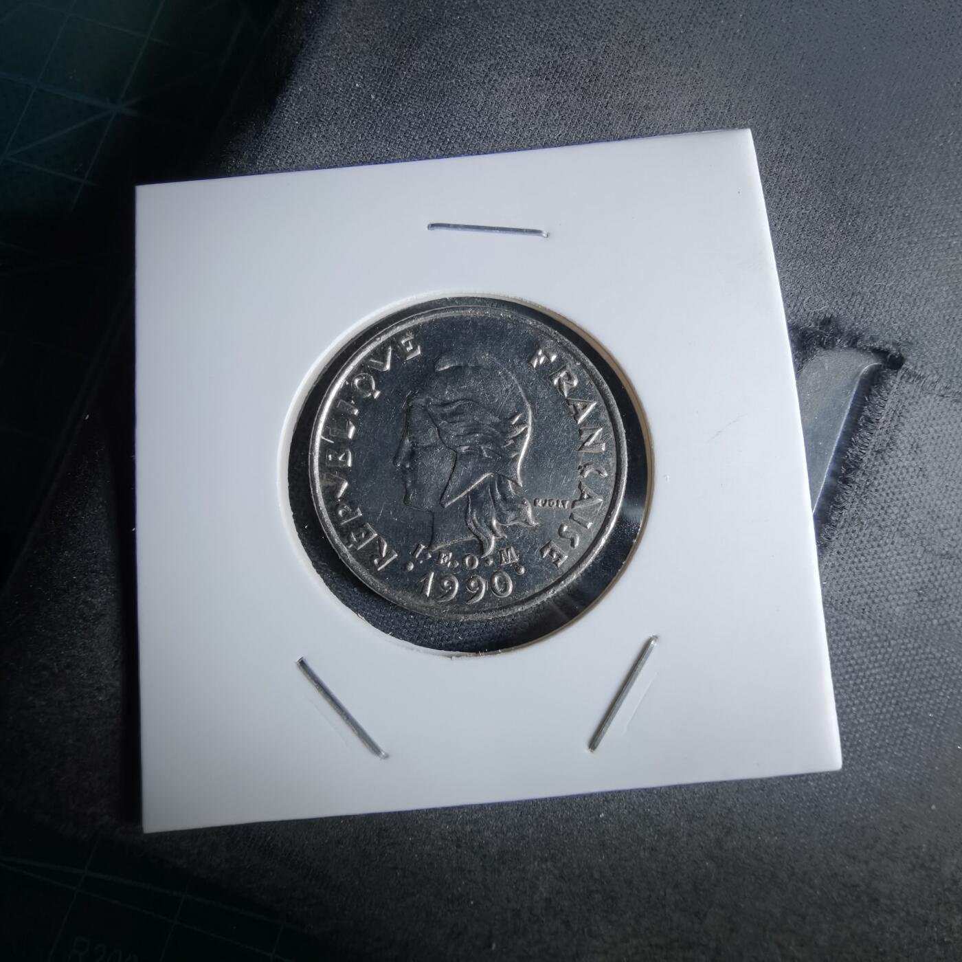 沼泽如烟--第959场 本期开始不支持出价小数点，感谢理解 法属新喀里多尼亚1990年10法郎