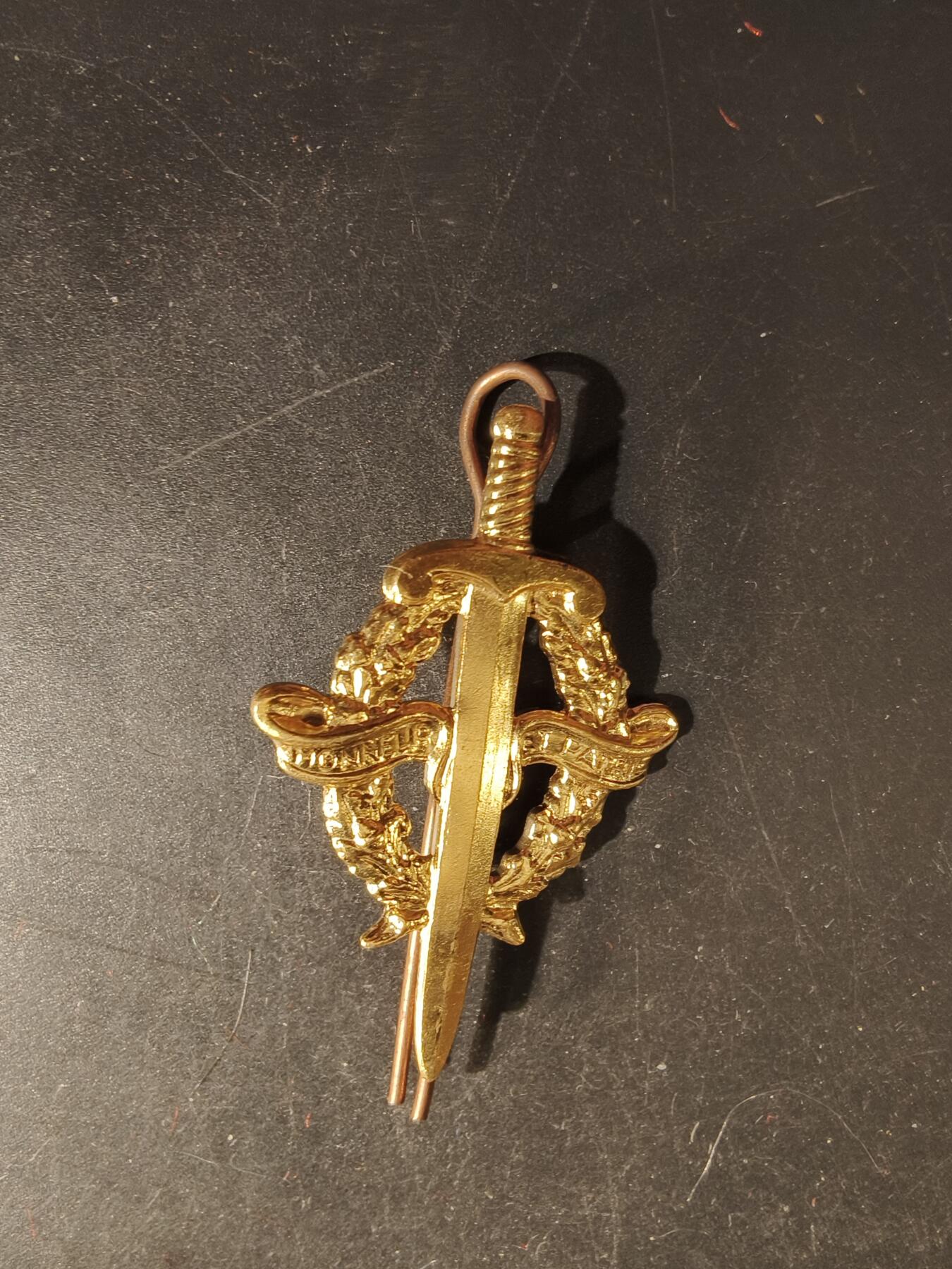 老王徽章第176期 法国金级基础军事技能证章