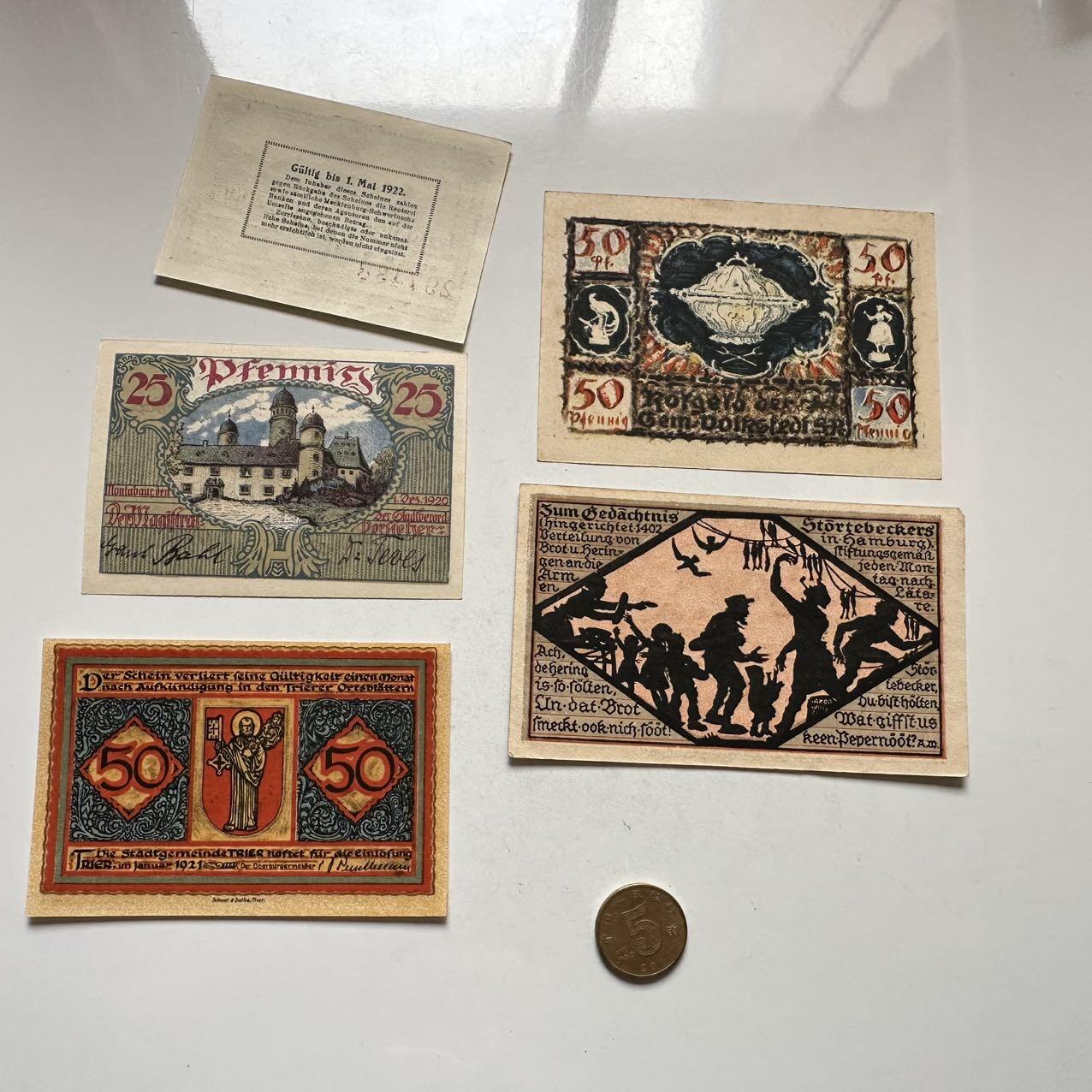 🌹外币初藏🌹🐯2026年第6场  每周二四六晚8️⃣点 接代拍 德国一战时期紧急币—11