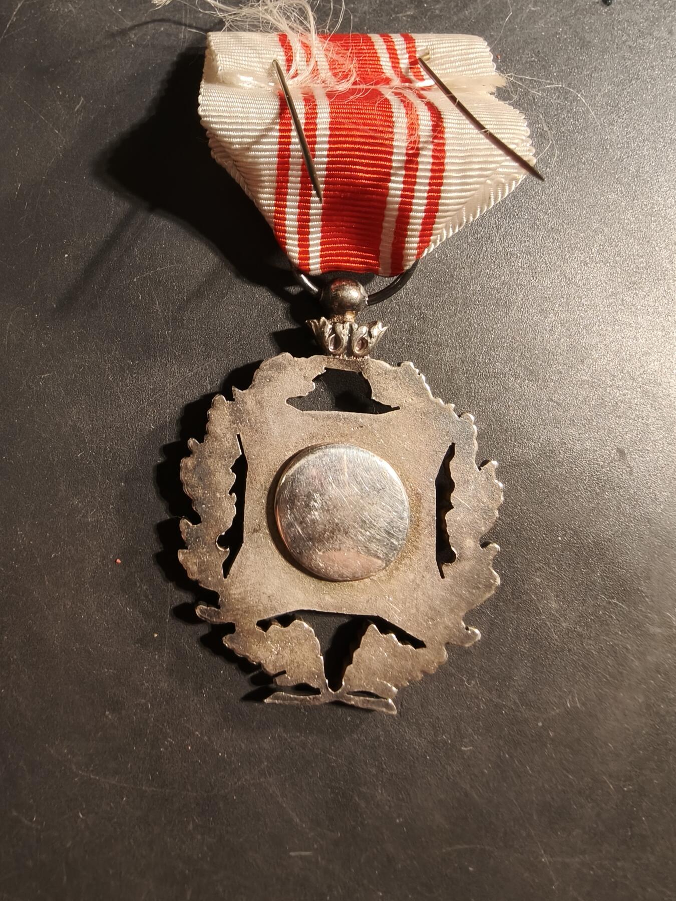 老王徽章第176期 比利时红十字会无偿献血纪念章   缺少中间芯片