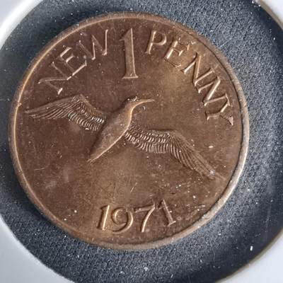 沼泽如烟--第958场 - 根西1971年1便士