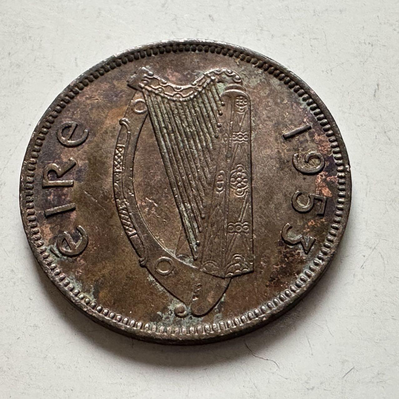 🌹外币初藏🌹🐯2026年第6场  每周二四六晚8️⃣点 接代拍 爱尔兰1953年1/4便士 