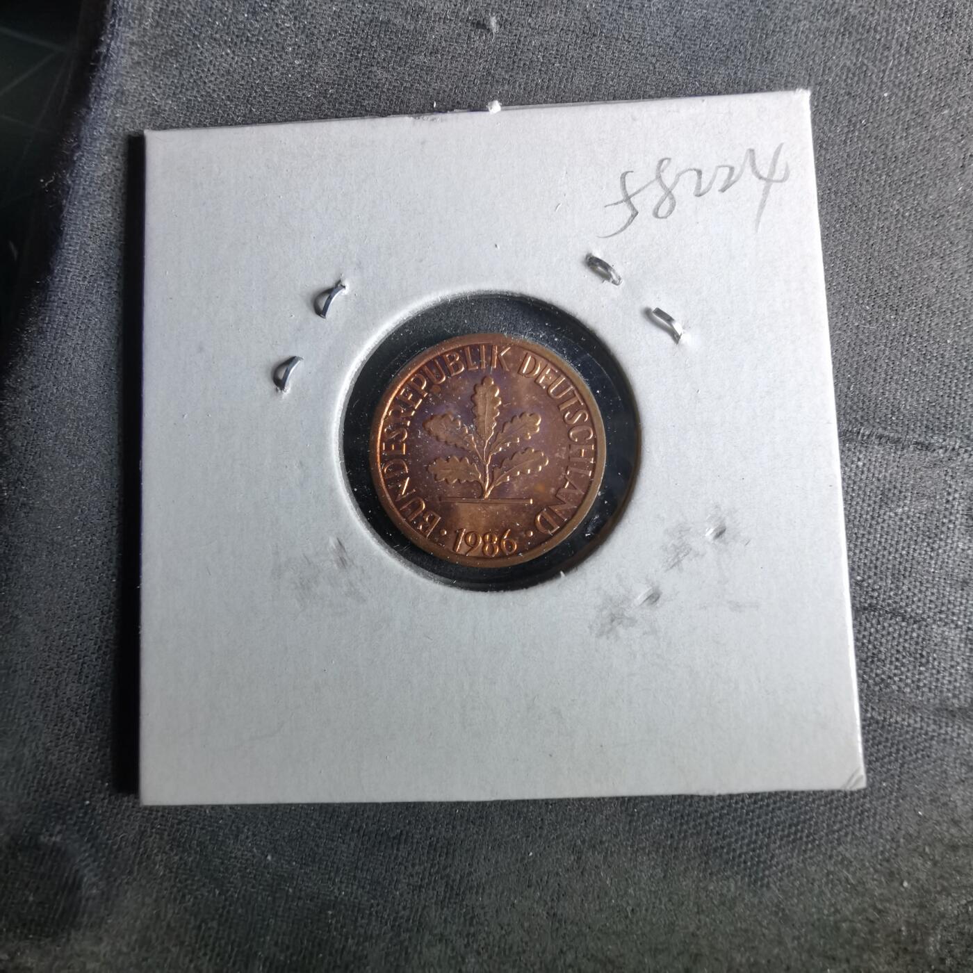 沼泽如烟--第958场 德国1986年1芬尼