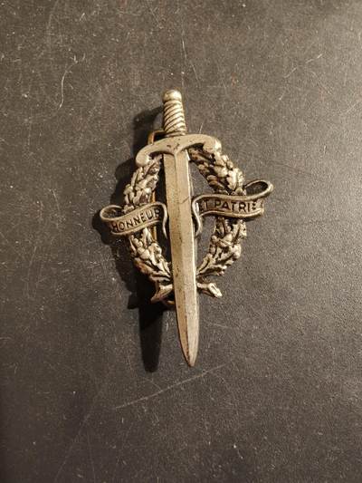 老王徽章第176期 - 法国银级基础军事技能证章