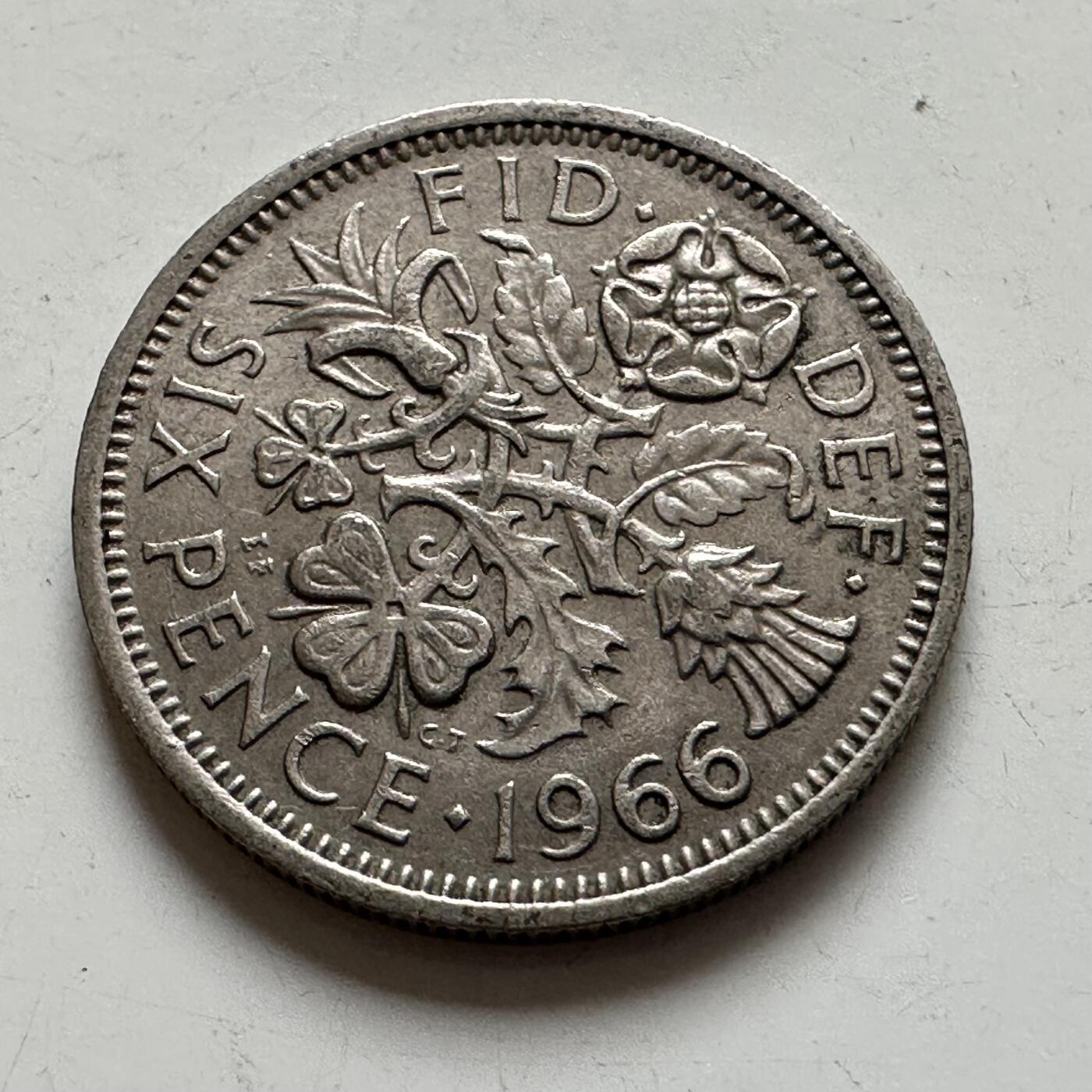 🌹外币初藏🌹🐯2026年第6场  每周二四六晚8️⃣点 接代拍 英国1966年六便士 