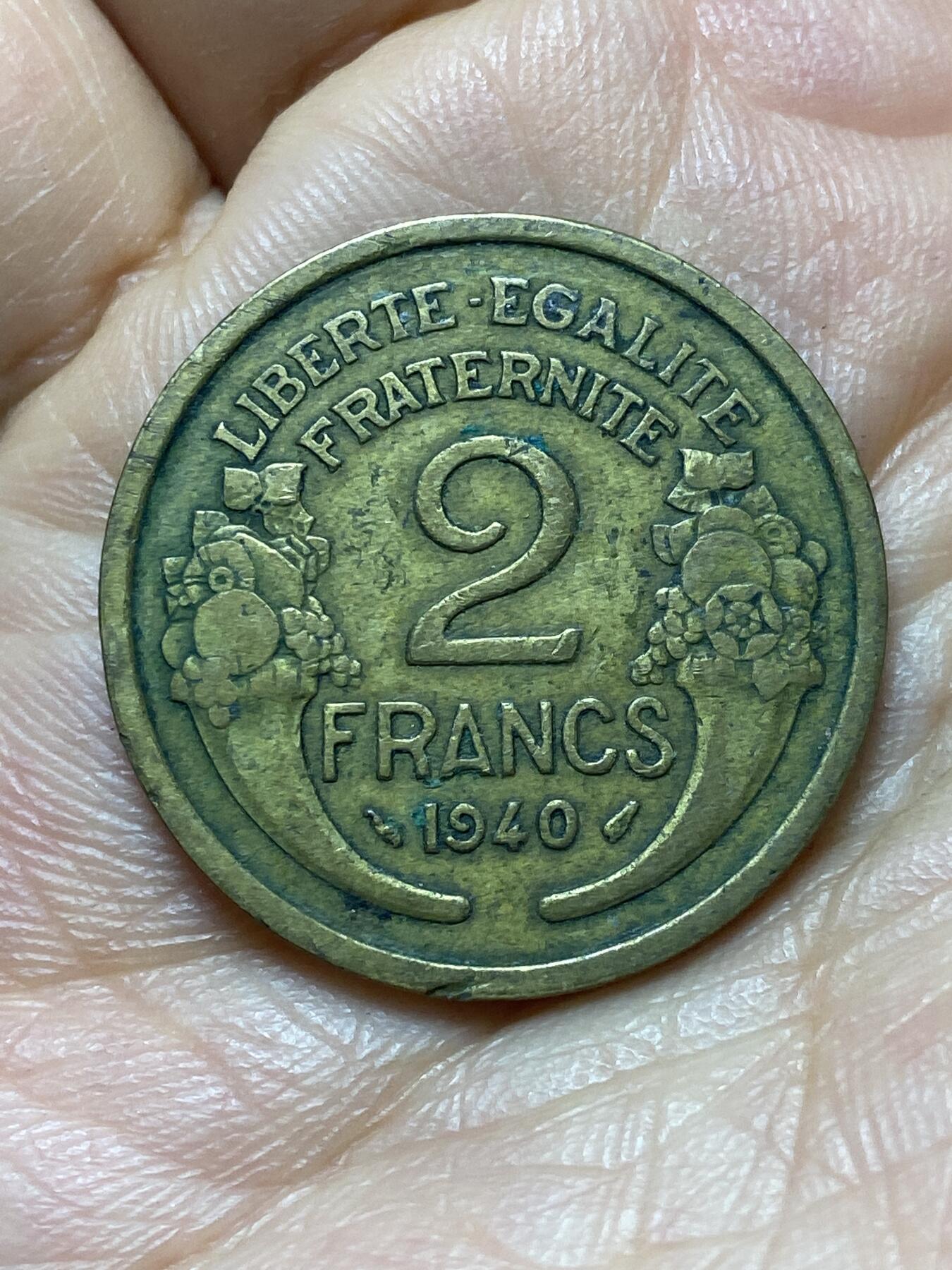 2026年第六场(总第一百七十五场）外国好品散币场(免佣金) 法兰西第三共和国1940年2法郎