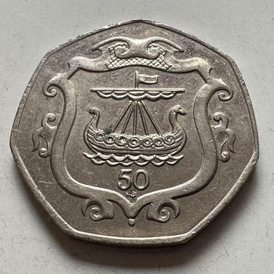 🌹外币初藏🌹🐯2026年第6场  每周二四六晚8️⃣点 接代拍 - 马恩岛1984年50便士