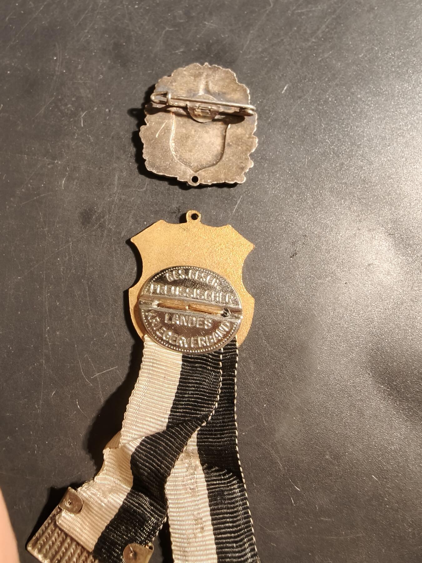 老王徽章第176期 德国普鲁士一战老兵协会奖章     25年勋饰     缺少链接环，可以自己配一个