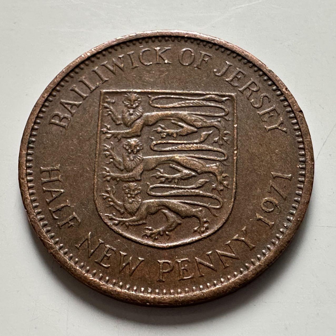 🌹外币初藏🌹🐯2026年第6场  每周二四六晚8️⃣点 接代拍 泽西岛1971年半便士