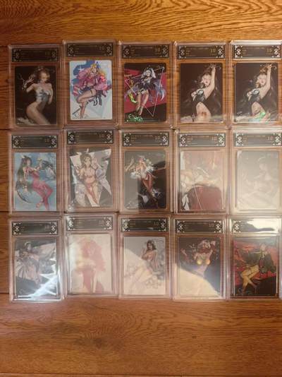 阳大大卡牌拍卖第93期（持续收拍品，周五晚上九点截拍，进群福利早知道） - 【10P全套】焱卡文化 Art系列 毒瘤 第二弹 10P大全套15张 稀缺不好凑，可遇不可求