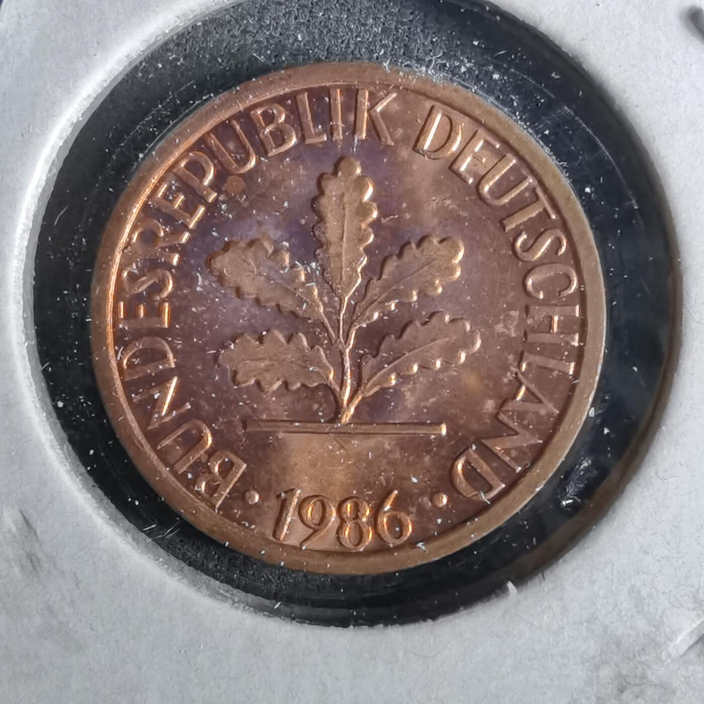 沼泽如烟--第958场 德国1986年1芬尼