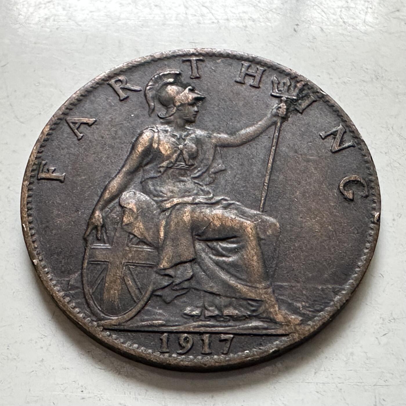 🌹外币初藏🌹🐯2026年第6场  每周二四六晚8️⃣点 接代拍 英国1917年一法新