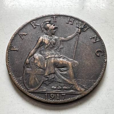 🌹外币初藏🌹🐯2026年第6场  每周二四六晚8️⃣点 接代拍 - 英国1917年一法新