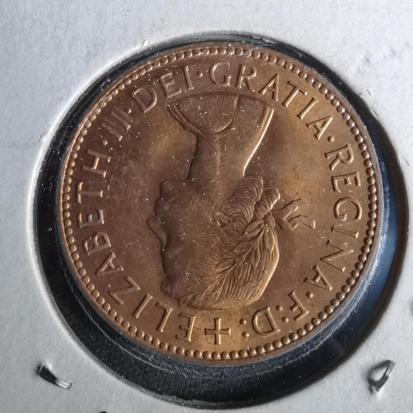 沼泽如烟--第958场 英国1967年半便士