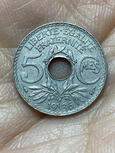 2026年第六场(总第一百七十五场）外国好品散币场(免佣金) - 法兰西第三共和国1936年5生丁