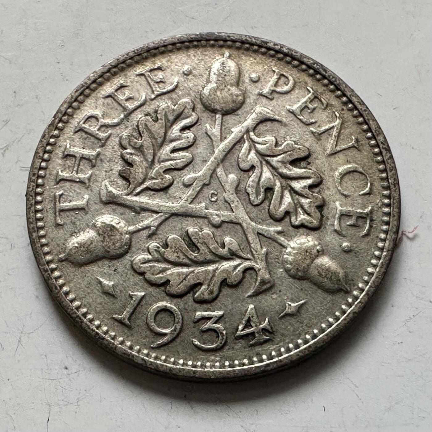 🌹外币初藏🌹🐯2026年第6场  每周二四六晚8️⃣点 接代拍 英国1934年三便士银币