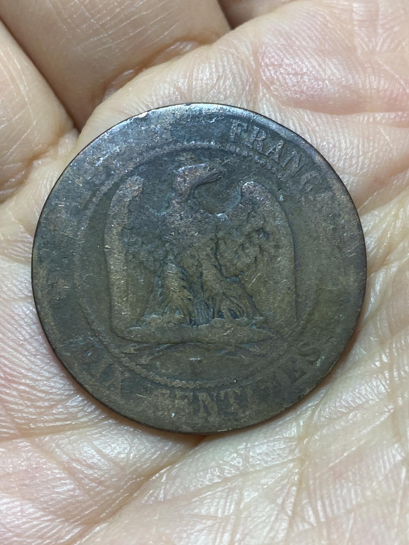 2026年第六场(总第一百七十五场）外国好品散币场(免佣金) 法兰西第二帝国1862年10生丁(拿破仑三世第二版，K标波尔多造)