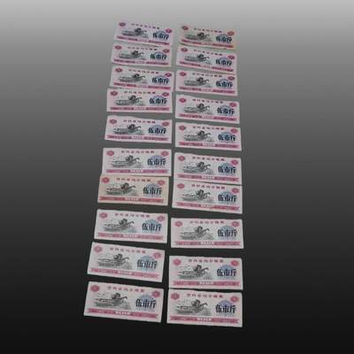 启元华旦票证专场 - 吉林省地方粮票20张