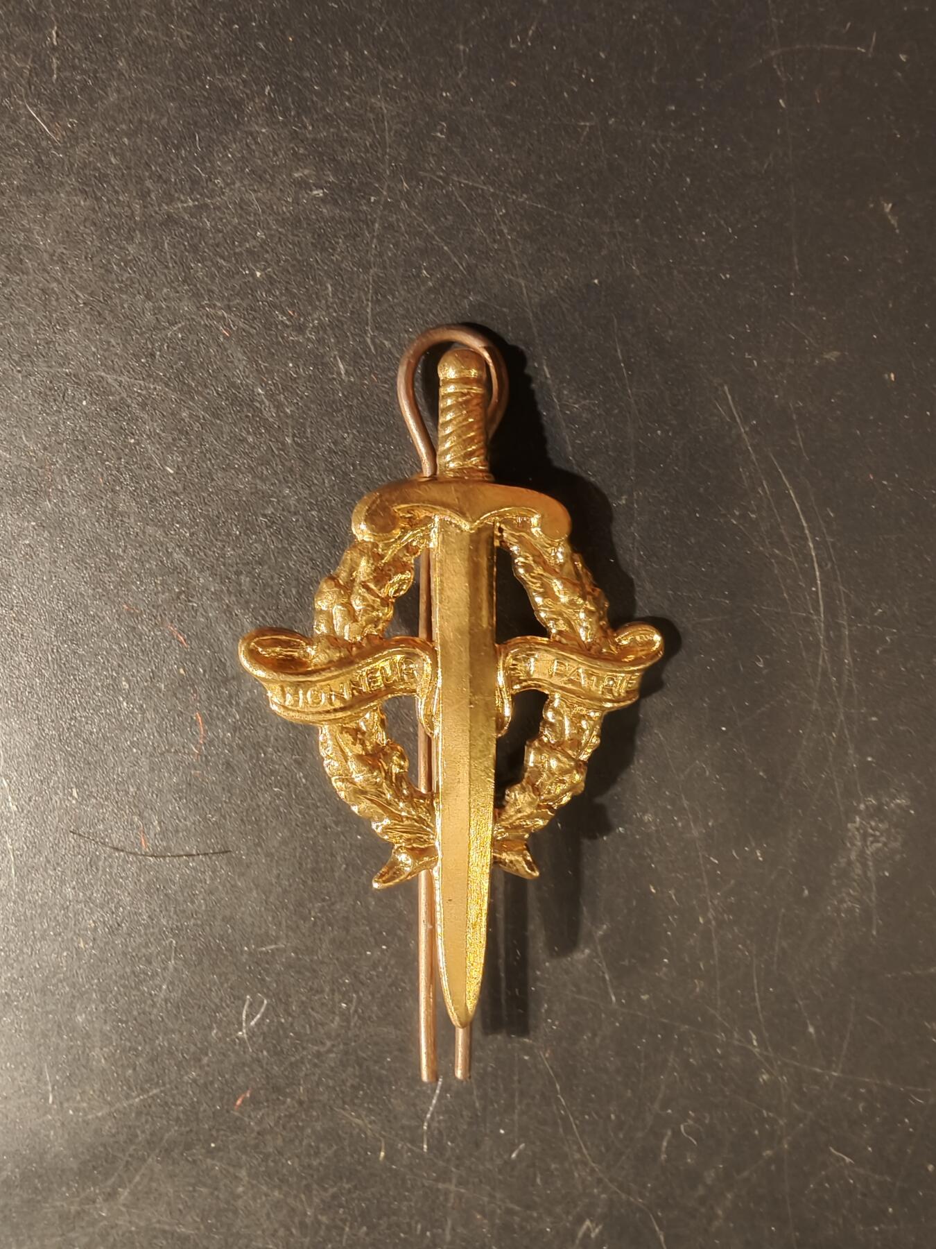 老王徽章第176期 法国金级基础军事技能证章