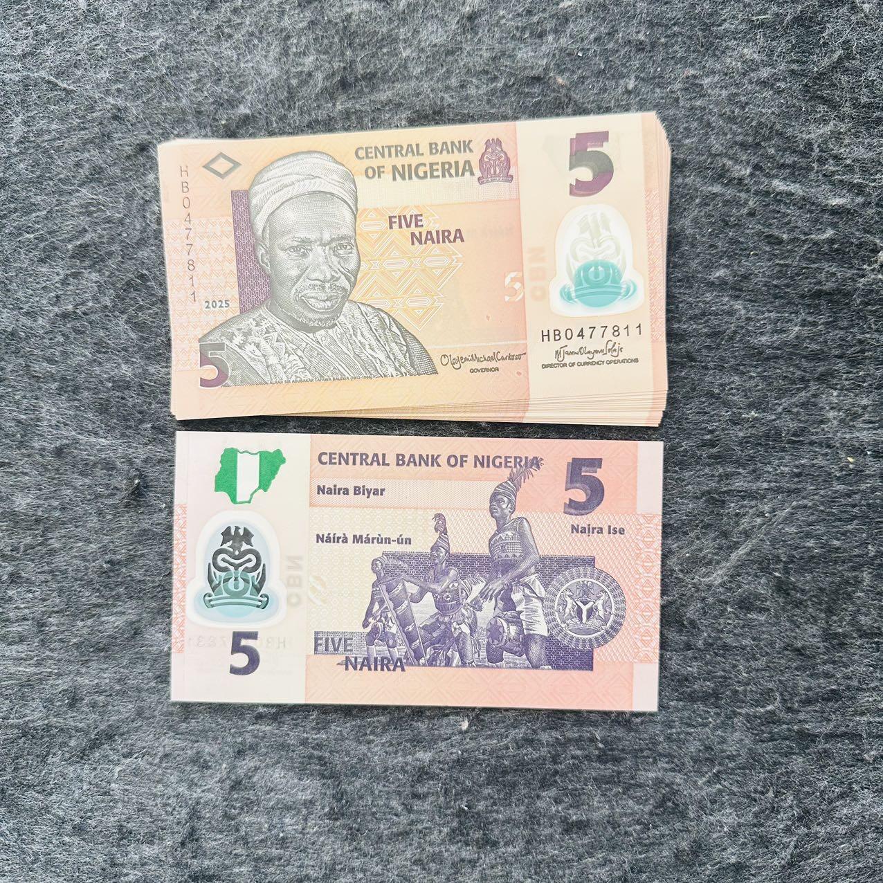 🇹🇭🇳🇬2601泰国2025年50-100泰铢，0A首发冠，50泰铢0S补号冠，100泰铢新签名，尼日利亚2025年5奈拉