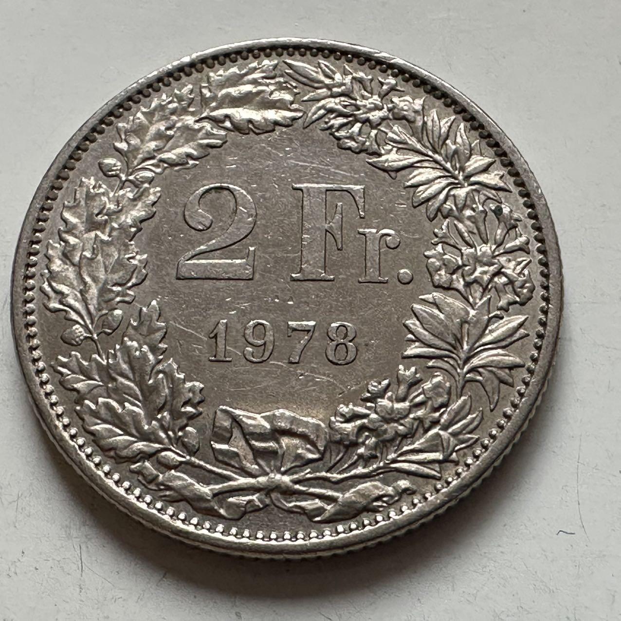 🌹外币初藏🌹🐯2026年第6场  每周二四六晚8️⃣点 接代拍 瑞士1978年2法郎