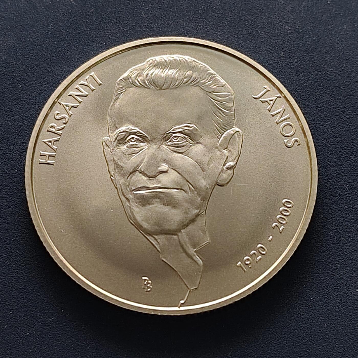 【全场包邮】纯粹捡漏拍495场-持续更新中 【少见】匈牙利2020年2000福林诺贝尔经济学奖得主亚诺什·海萨尼诞生100周年纪念币-量5000