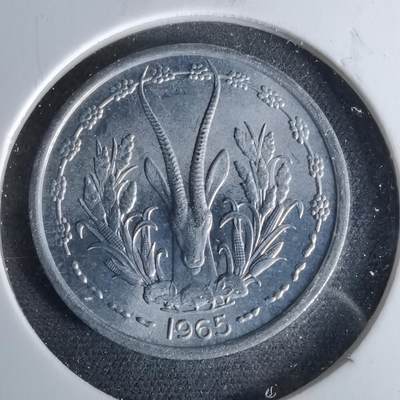 沼泽如烟--第958场 - 西非1965年1法郎