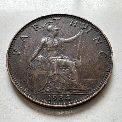 🌹外币初藏🌹🐯2026年第6场  每周二四六晚8️⃣点 接代拍 - 英国1934年一法新