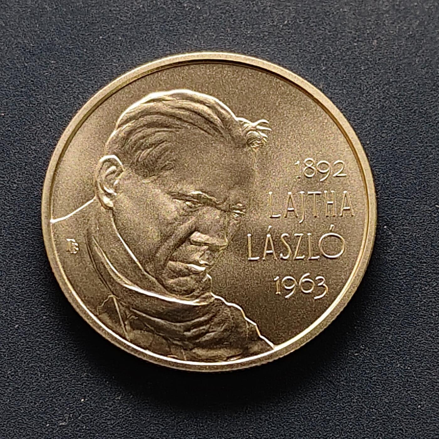 【全场包邮】纯粹捡漏拍495场-持续更新中 【少见】匈牙利2017年2000福林音乐家拉斯洛·莱塔诞辰125周年纪念币-量5000