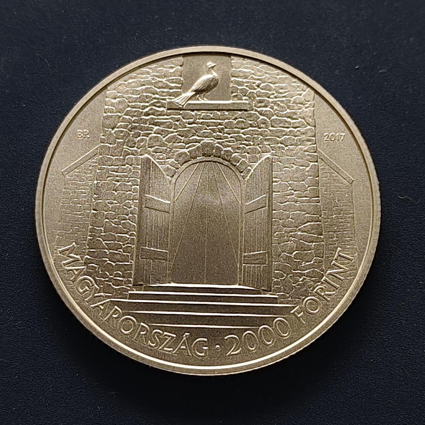 【全场包邮】纯粹捡漏拍495场-持续更新中 【少见】匈牙利2017年2000福林路德教改革500周年纪念币-量5000