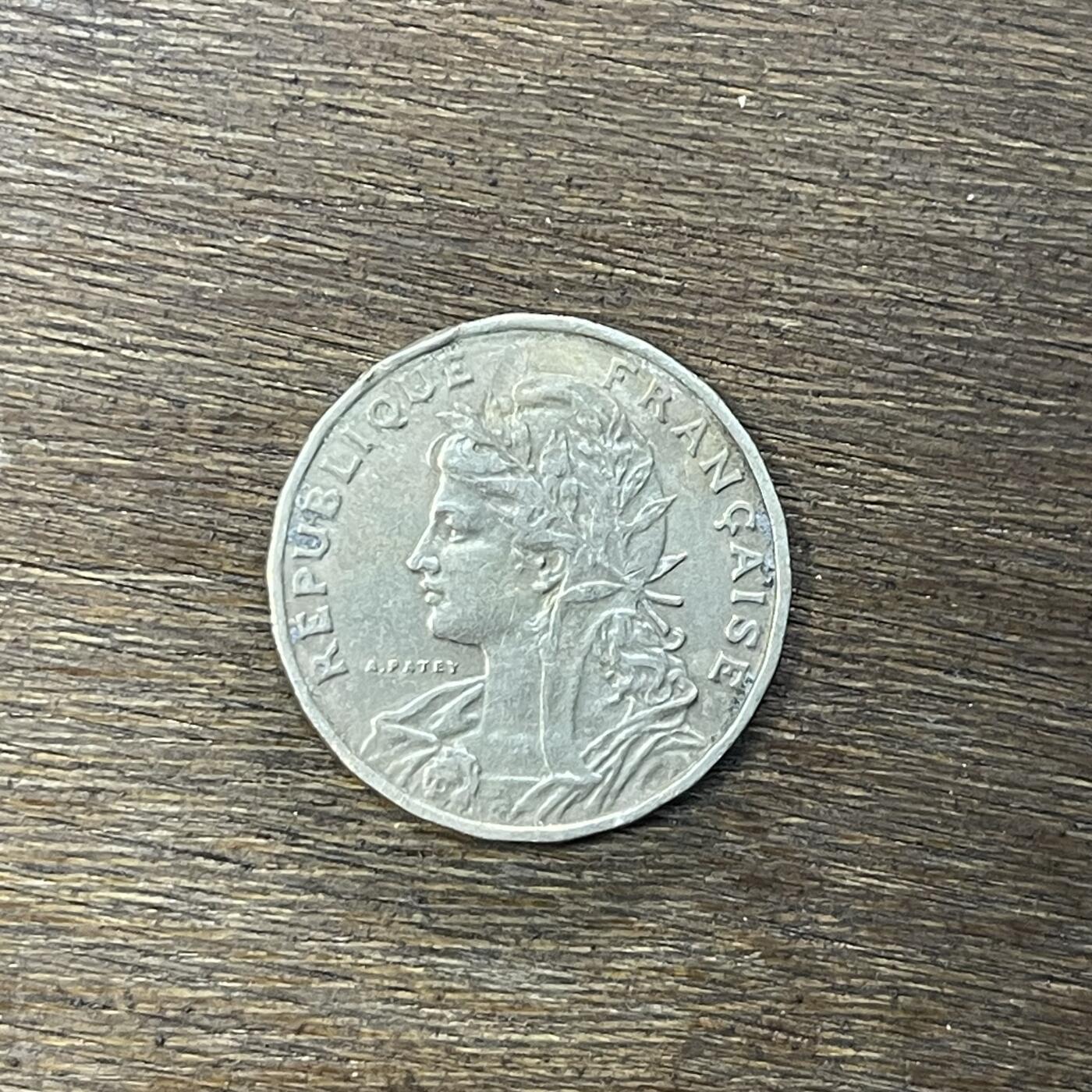 【铜匠收藏】★第138场★散币场。不寄存，30包邮。不满30元，支付5元运费。《接受代拍 代送NGC评级》 7【无寄存】法国1904年25生丁硬币第三共和国玛丽安女神橡树叶
