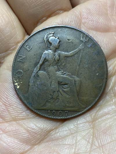 2026年第六场(总第一百七十五场）外国好品散币场(免佣金) - 英国🇬🇧1907年1便士(爱德华七世时期)