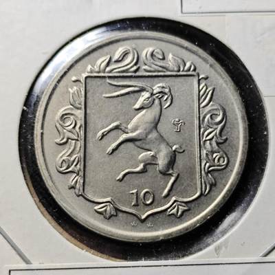 KK钱币收藏小铺  第400期  百期特拍（四拍之四）2月预留时间 周末发货 - 1985马恩岛10便士 