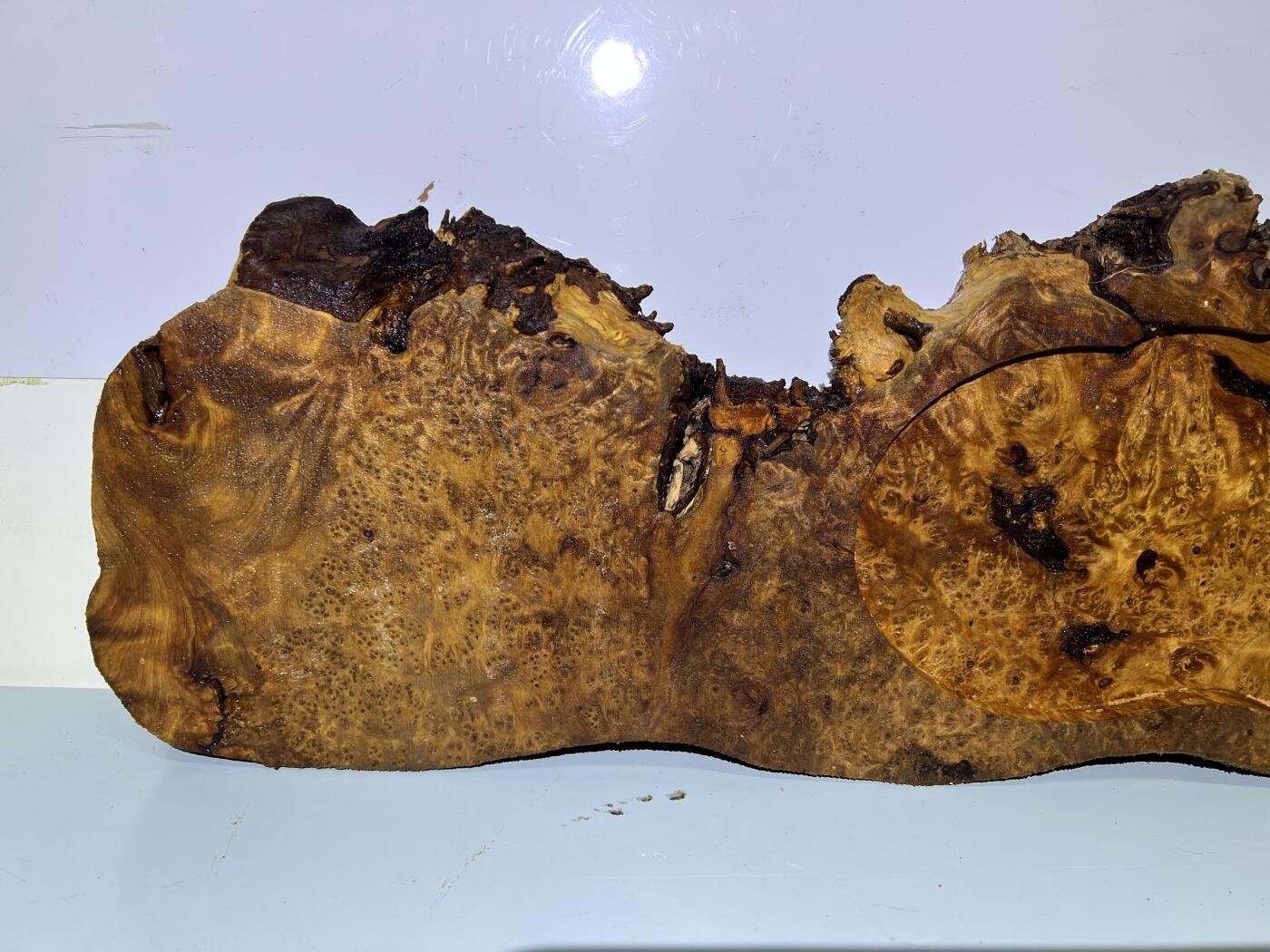 零元拍：NO78香杉木老根榴茶盘，尺寸约：750/180/250/35厚MM，满花满瘤，药香满鼻，无漆无蜡