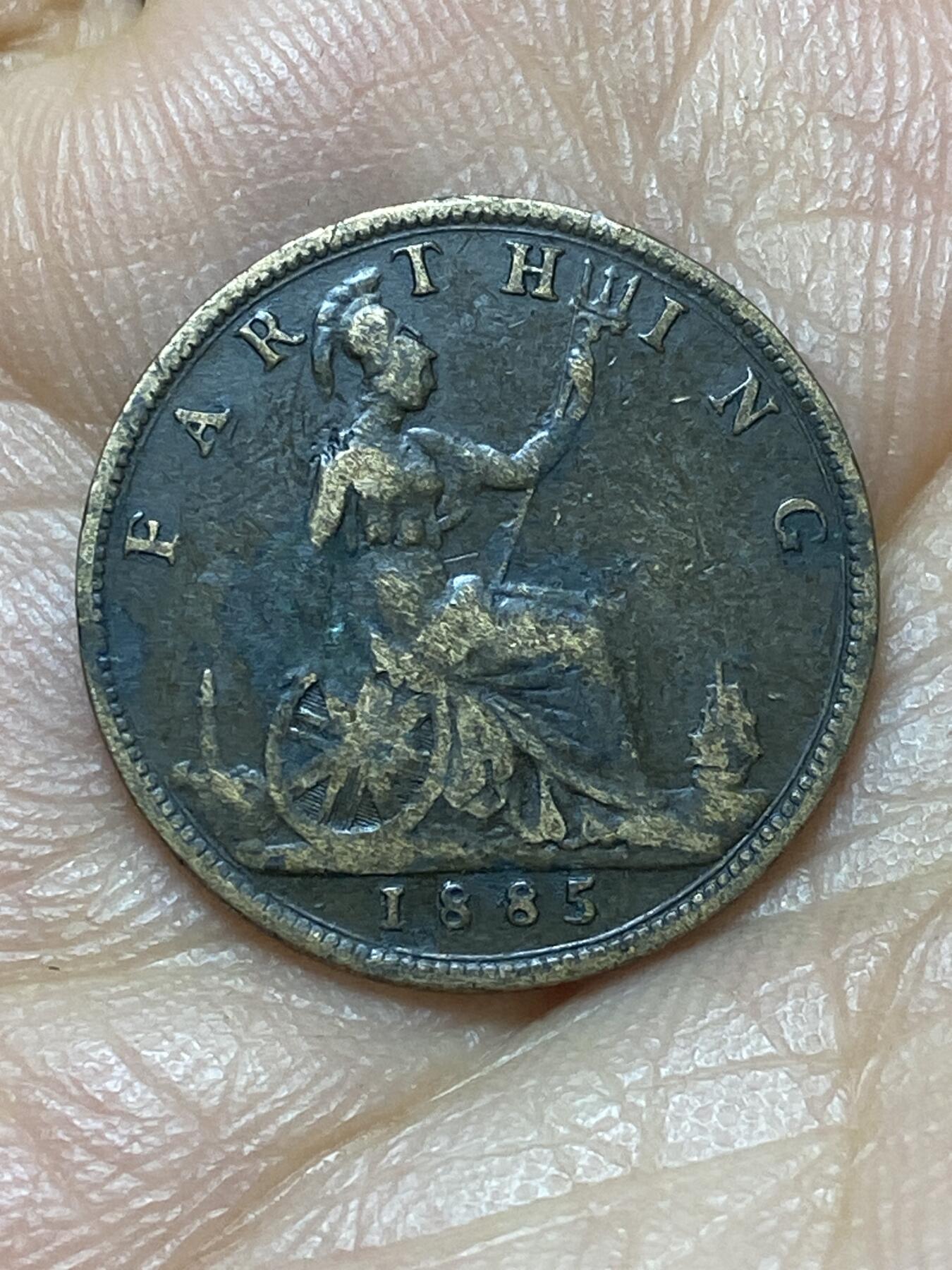 2026年第六场(总第一百七十五场）外国好品散币场(免佣金) 英国🇬🇧1885年1法新(维多利亚女王中年桂冠)