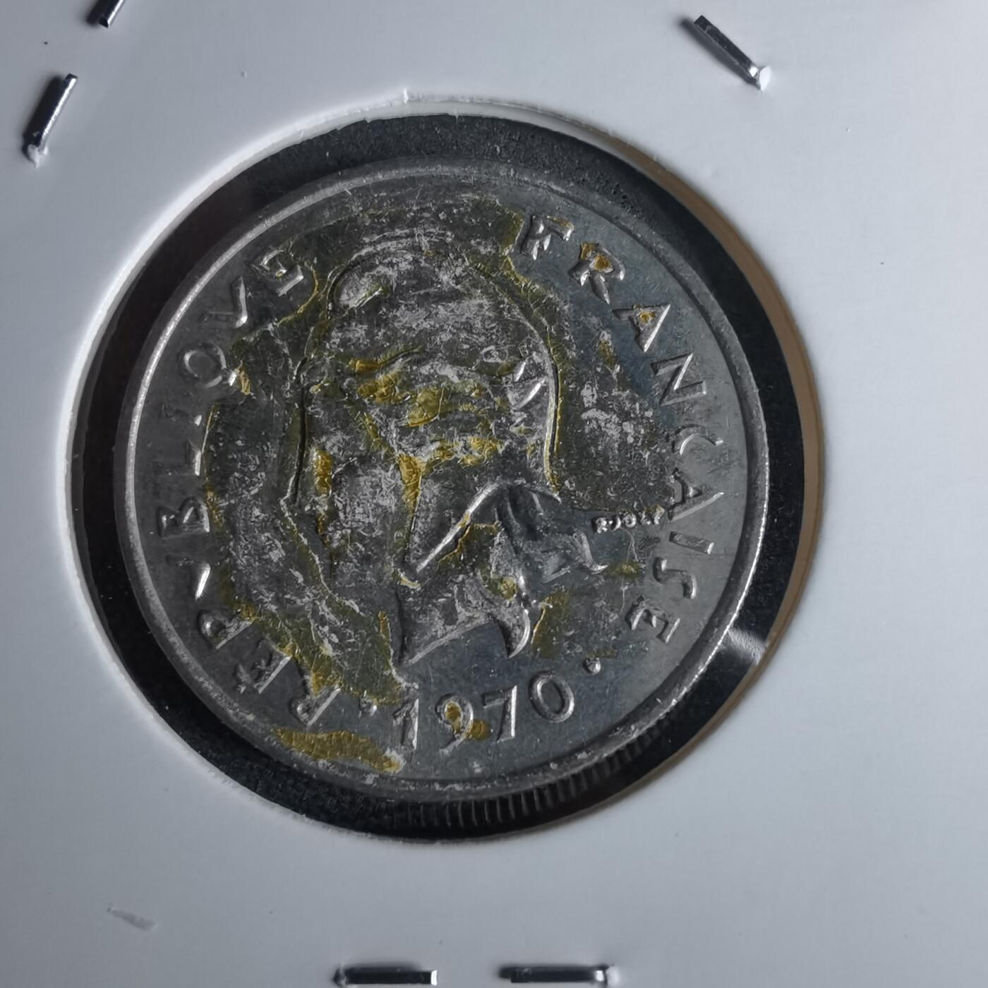 沼泽如烟--第959场 本期开始不支持出价小数点，感谢理解 法属新喀里多尼亚1970年10法郎