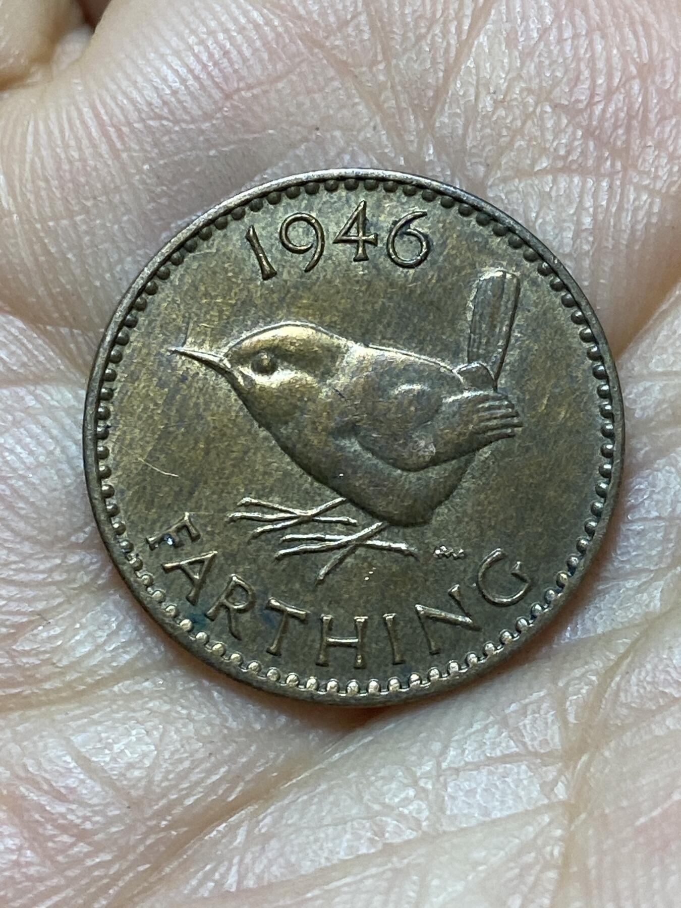 2026年第六场(总第一百七十五场）外国好品散币场(免佣金) 英国🇬🇧1946年1法新(乔治六世第一版)