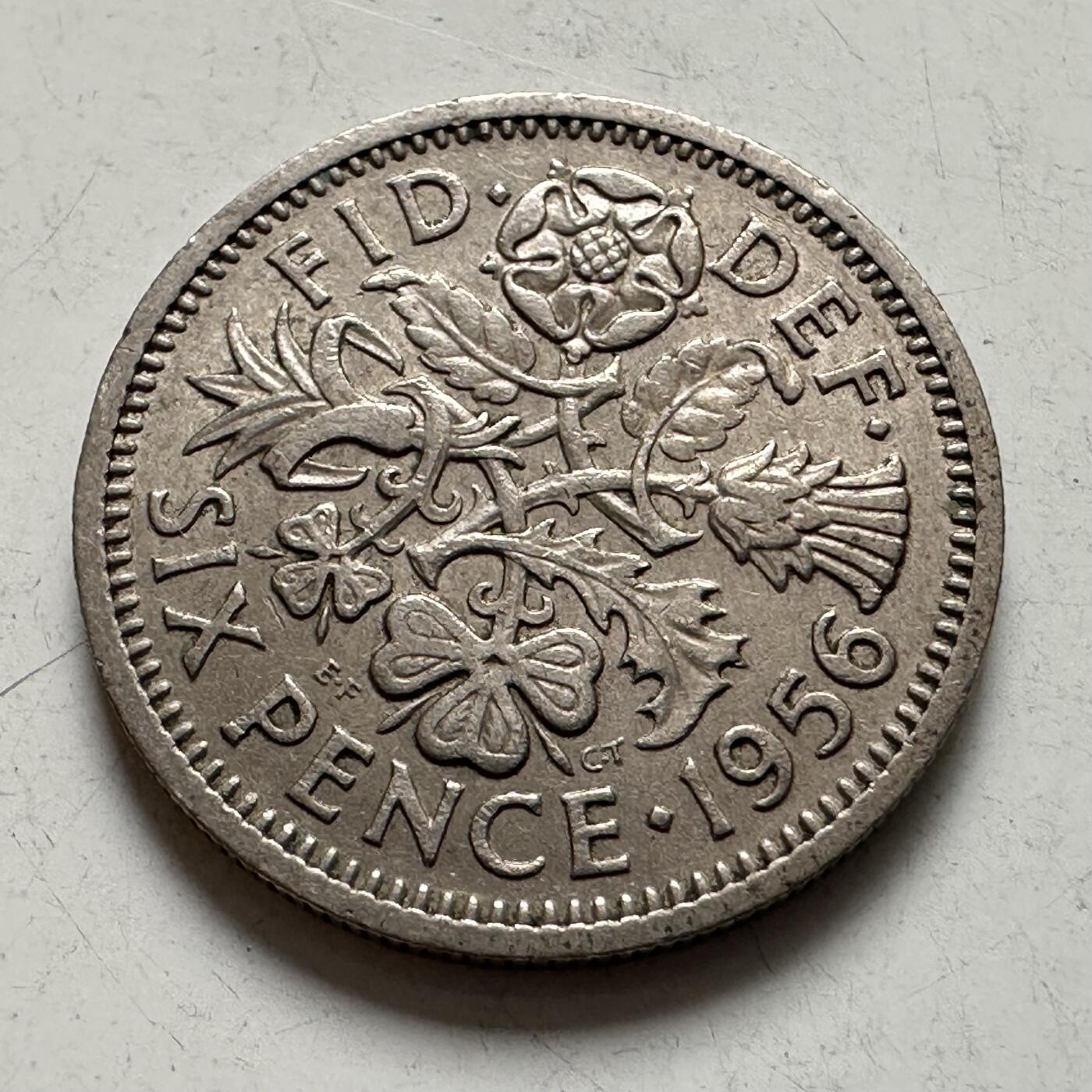 🌹外币初藏🌹🐯2026年第6场  每周二四六晚8️⃣点 接代拍 英国1956年六便士 