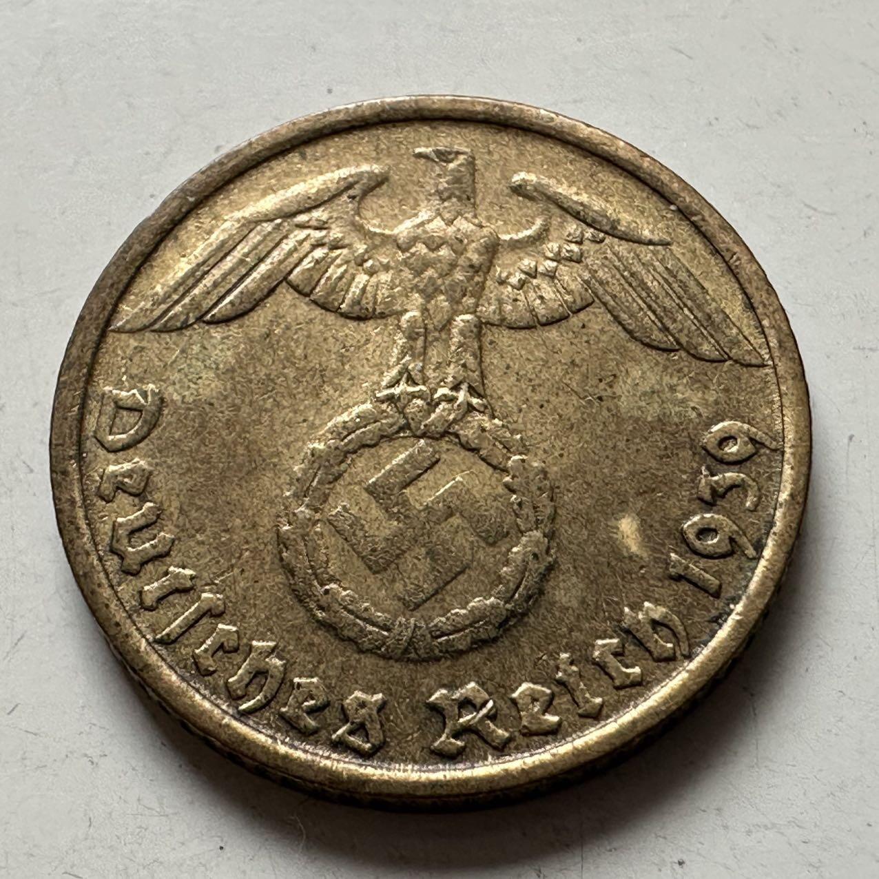 🌹外币初藏🌹🐯2026年第6场  每周二四六晚8️⃣点 接代拍 德国1939年五芬尼