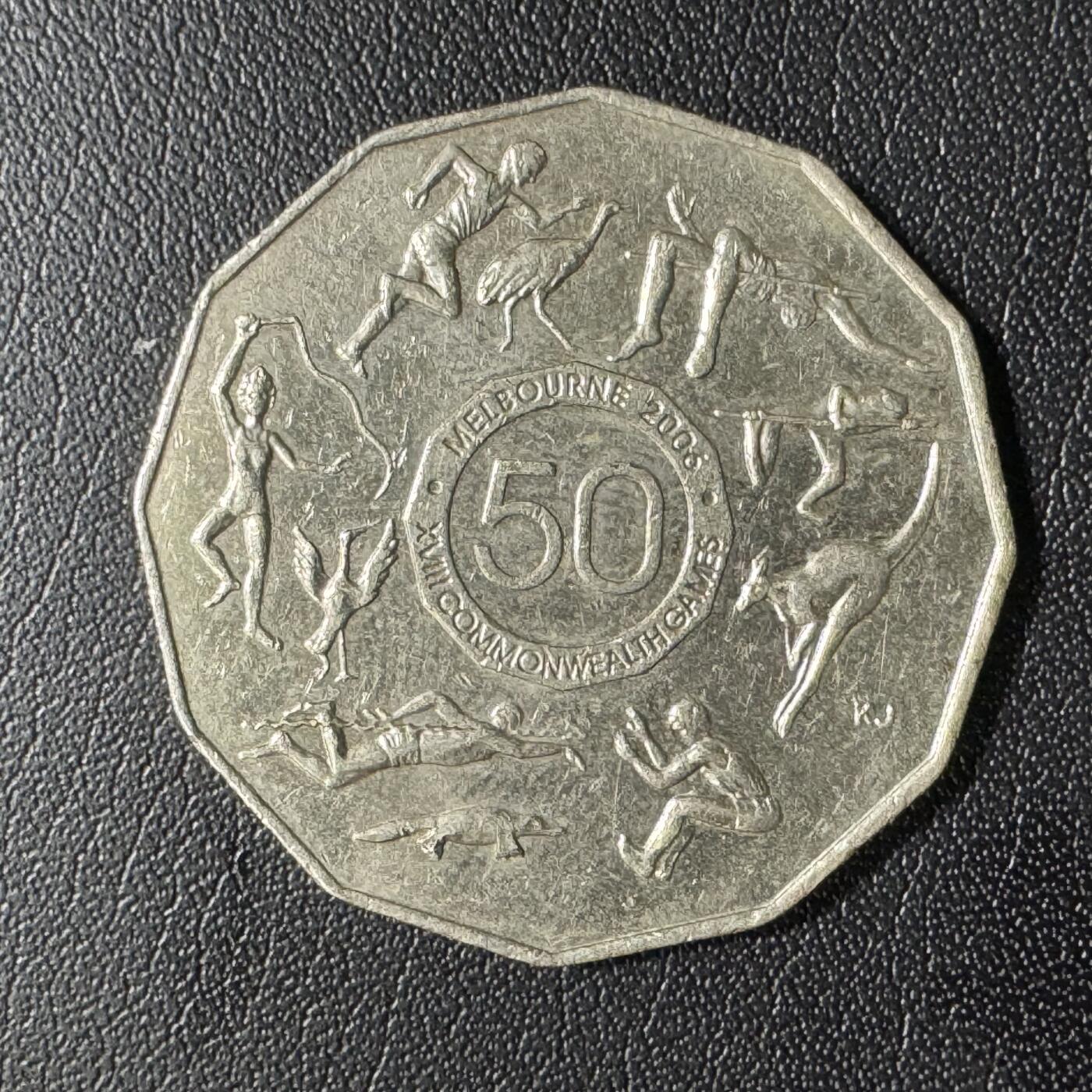 【铜匠收藏】★第136场★客户代拍 散币场，无寄存！！无佣金，30包邮。不满30元，支付5元运费。《接受代拍 代送NGC评级》 澳大利亚2005年50分铜镍币