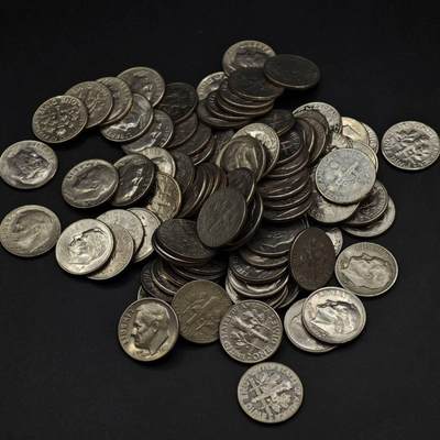 【淘币小摊】实时拍第八百四十六拍   散币场   满百包邮可预留二周 每周一统一发货   - 美国10分100枚