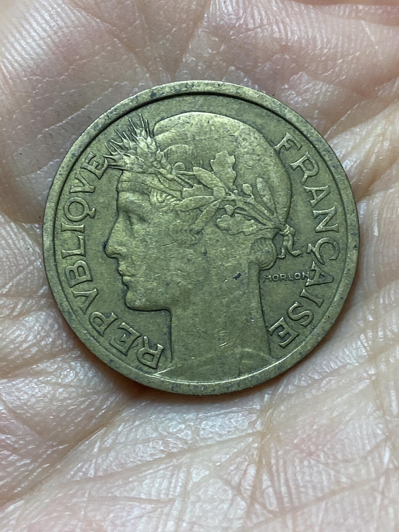 2026年第六场(总第一百七十五场）外国好品散币场(免佣金) 法兰西第三共和国1938年1法郎