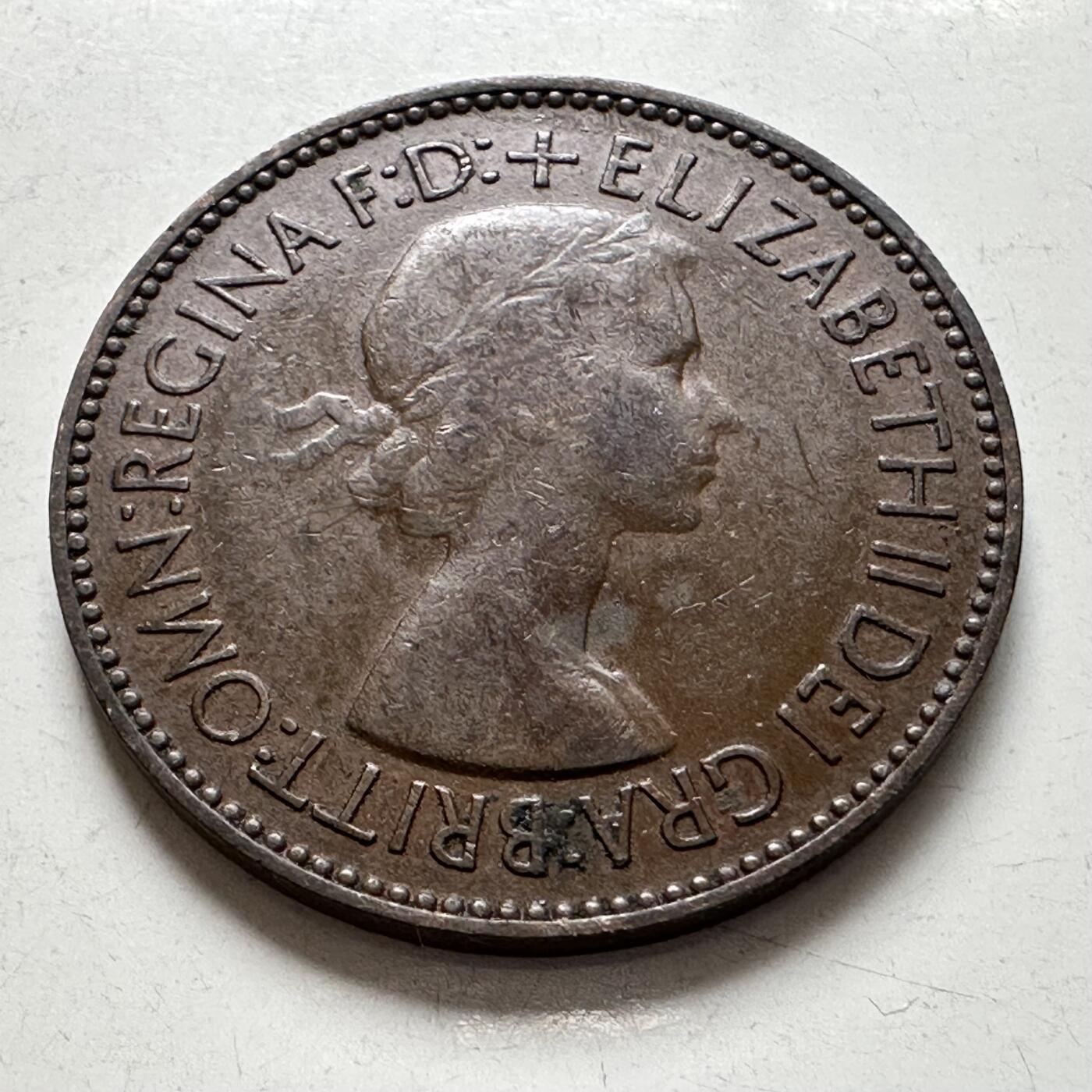 🌹外币初藏🌹🐯2026年第6场  每周二四六晚8️⃣点 接代拍 英国1953年半便士 登基版