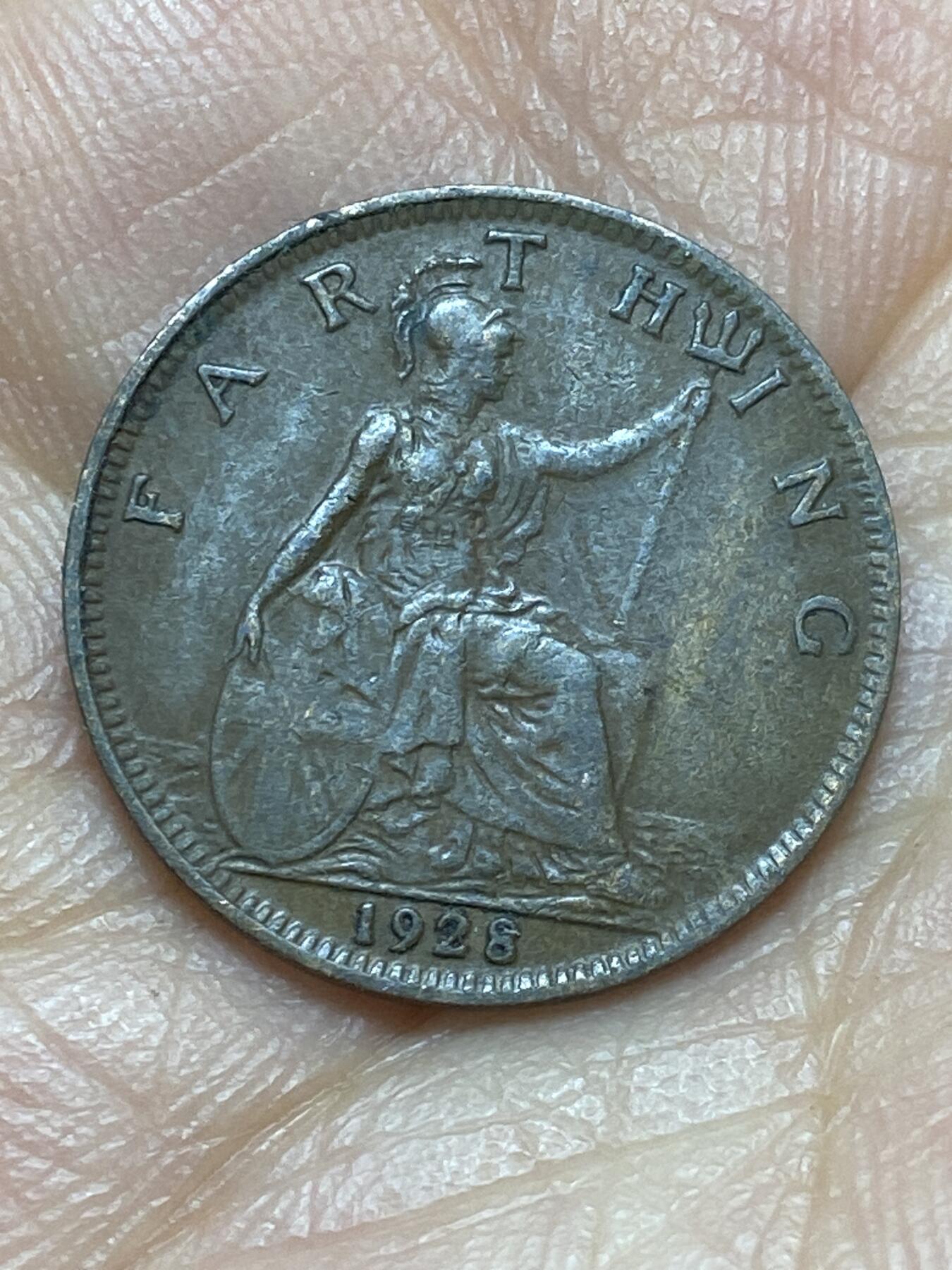 2026年第六场(总第一百七十五场）外国好品散币场(免佣金) 英国🇬🇧1928年1法新(乔治五世第三版)