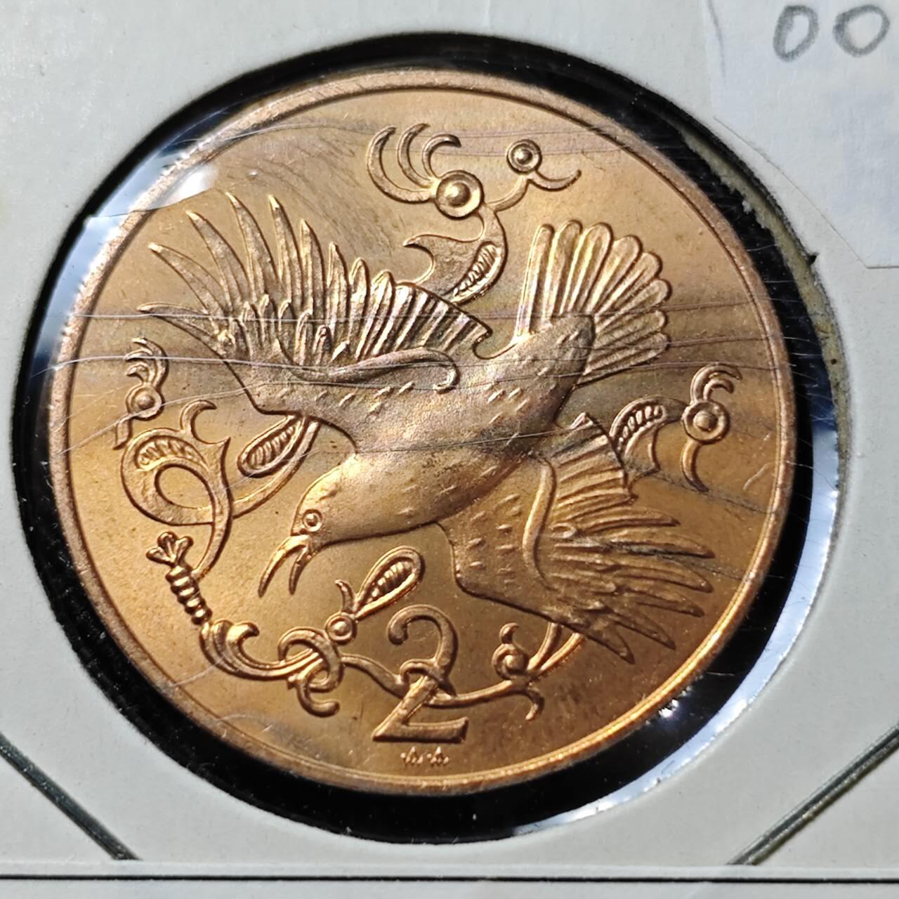 KK钱币收藏小铺  第400期  百期特拍（四拍之四）2月预留时间 周末发货  1980马恩岛2便士铜币