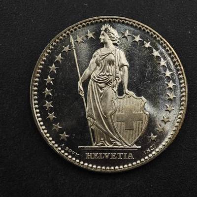 【淘币小摊】实时拍第八百四十六拍   散币场   满百包邮可预留二周 每周一统一发货   - 瑞士1985年2法郎镍币
