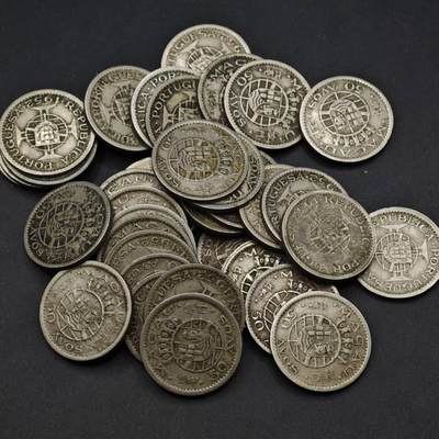 【淘币小摊】实时拍第八百四十六拍   散币场   满百包邮可预留二周 每周一统一发货   - 澳门五毫镍币35枚