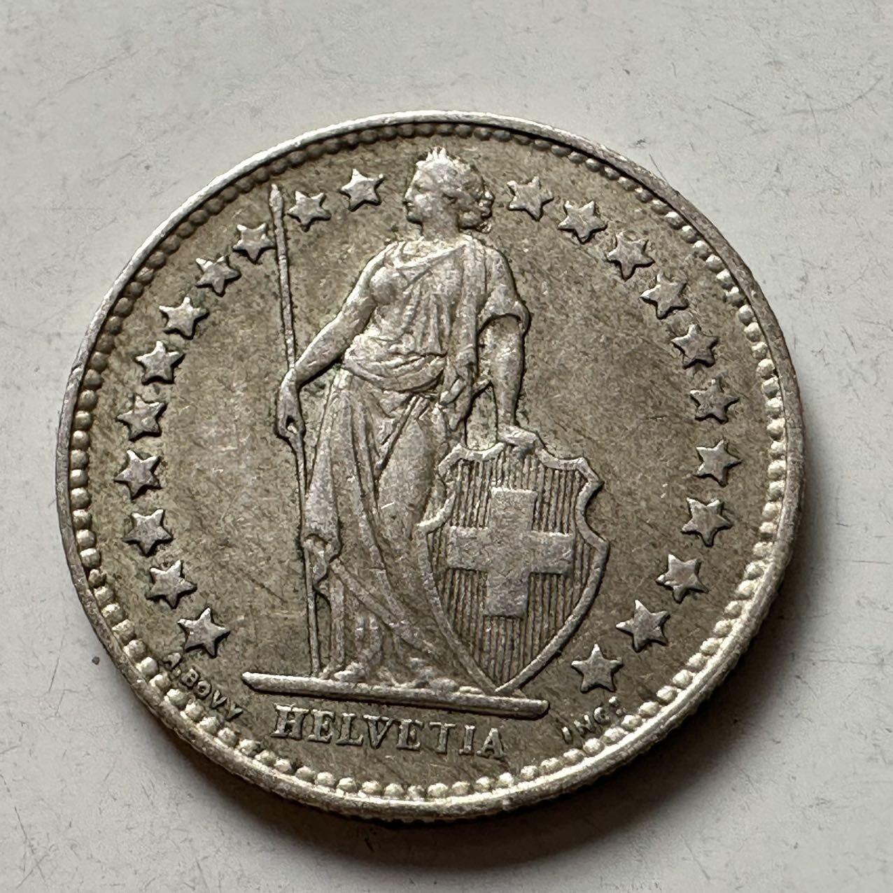 🌹外币初藏🌹🐯2026年第6场  每周二四六晚8️⃣点 接代拍 瑞士1956年1/2法郎银币