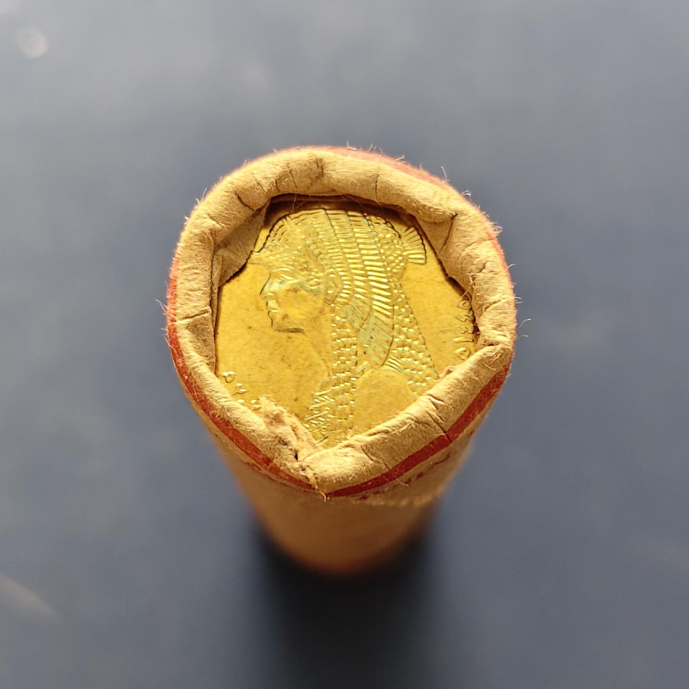 【全场包邮】纯粹捡漏拍495场-持续更新中 【原卷】埃及克丽奥佩特拉50皮阿斯特40枚原卷